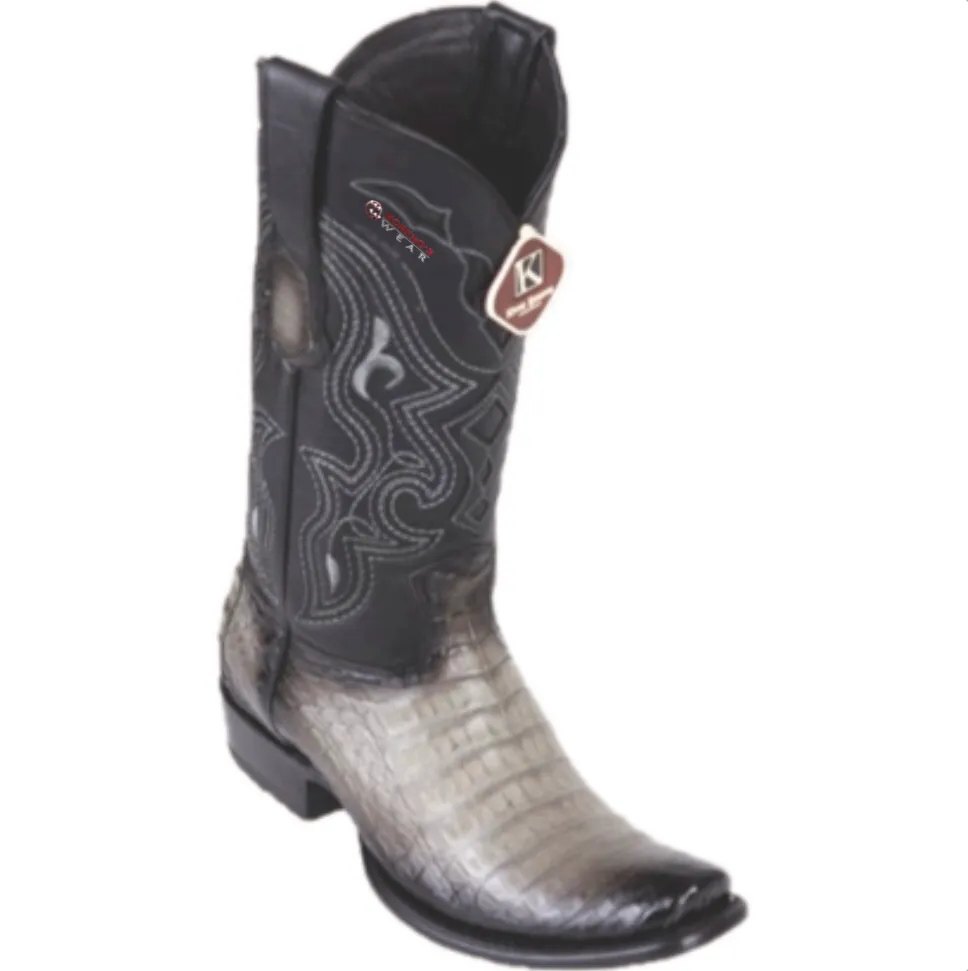 Men’s King Exotic Caiman Belly Boots Dubai Toe