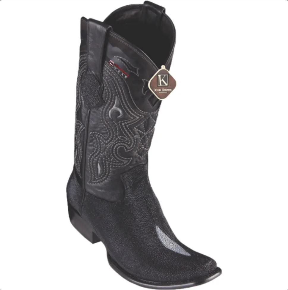 Men’s King Exotic Stingray (Single Stone) Boots Dubai Toe