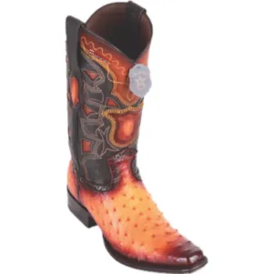 Men’s Los Altos Ostrich Boots European Square Toe