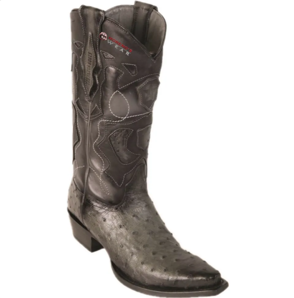 Men’s Los Altos Ostrich Boots Snip Toe