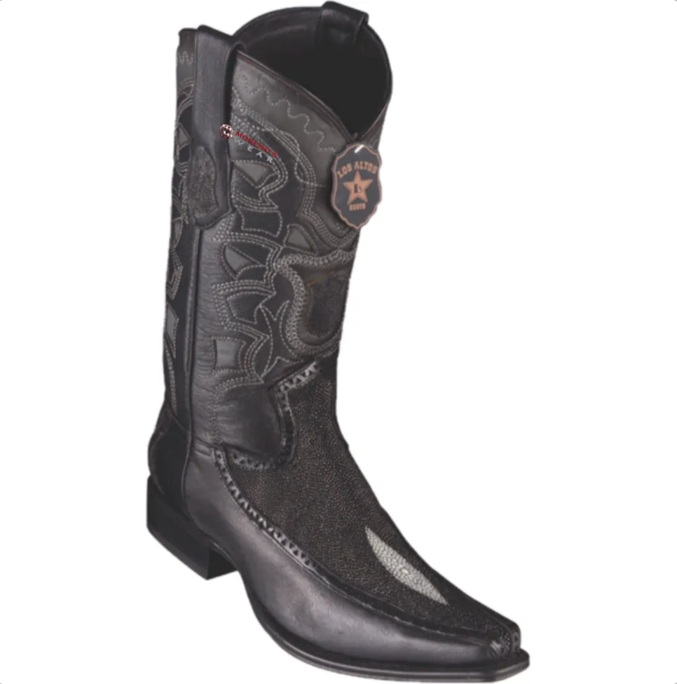 Men’s Los Altos Stingray & Deer Boots European Square Toe