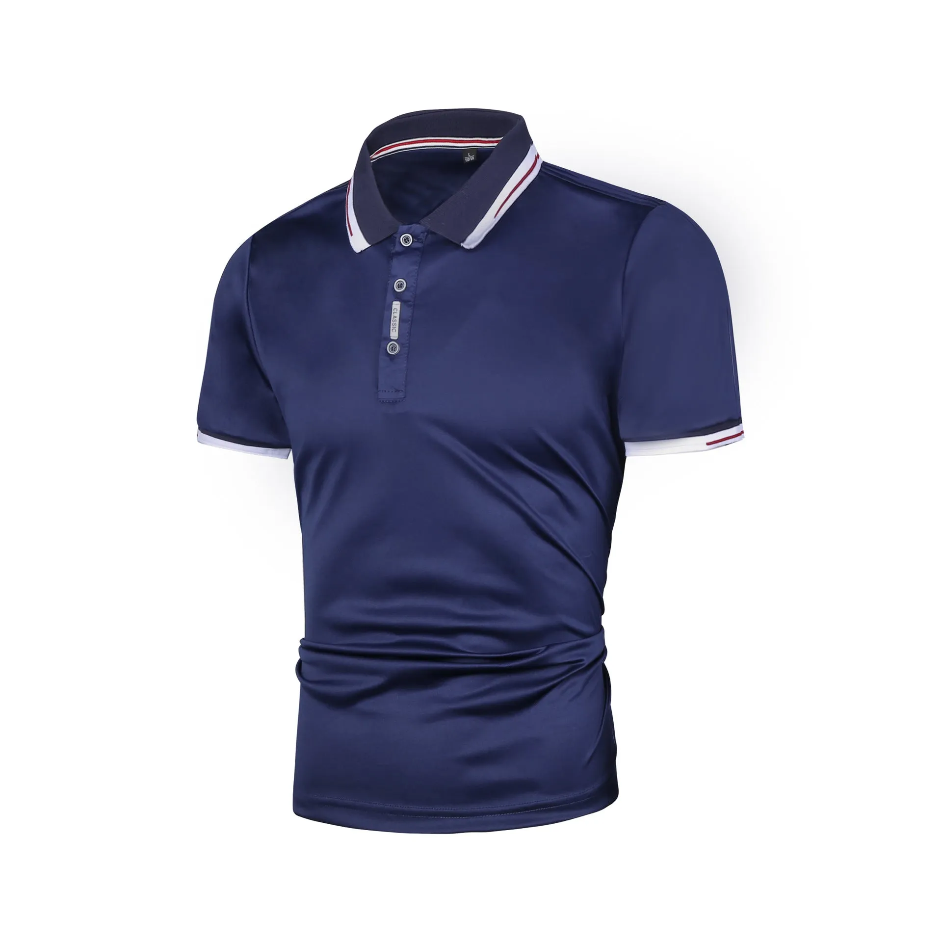Men's Outdoor Casual Polo Shirt Short-Sleeved T-shirt