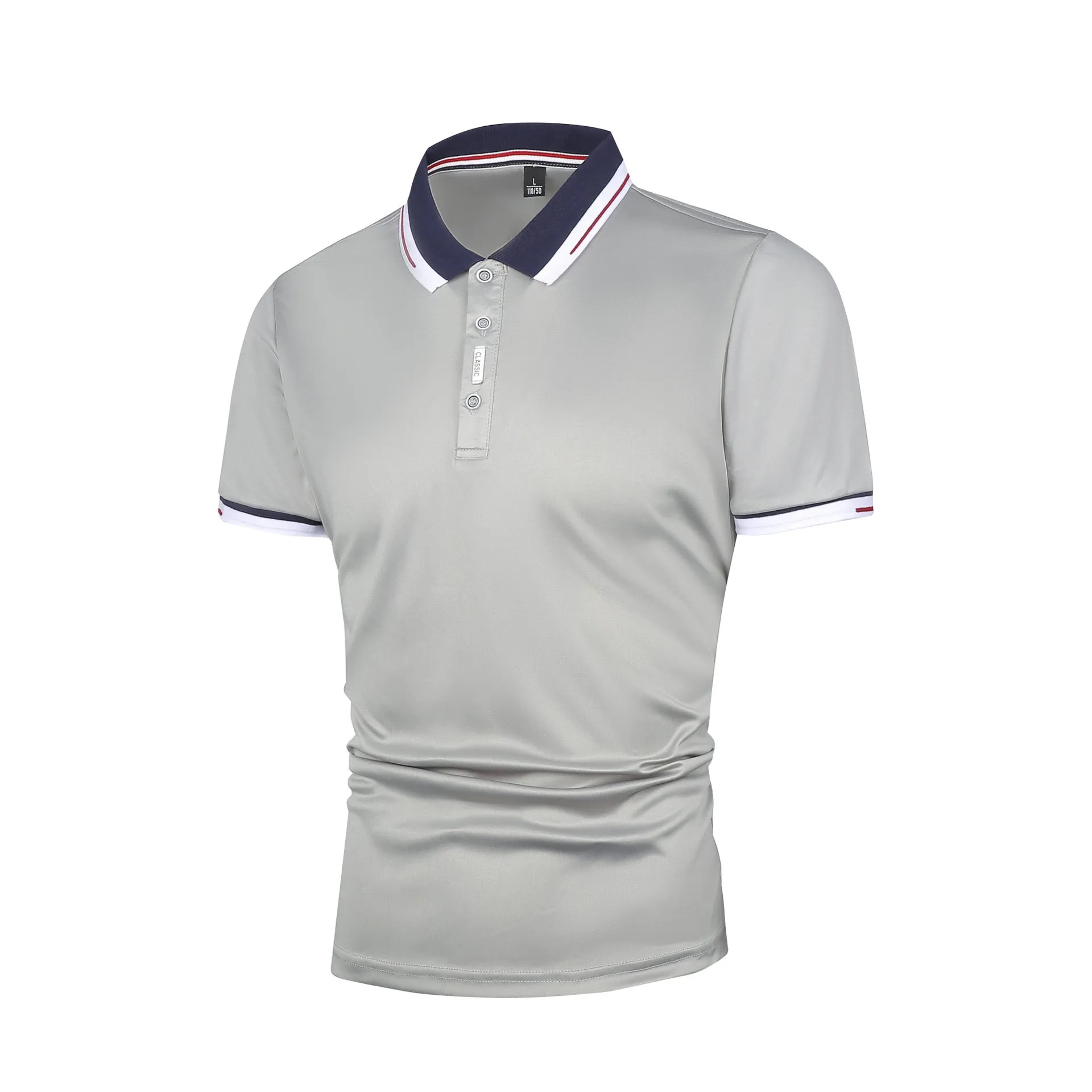 Men's Outdoor Casual Polo Shirt Short-Sleeved T-shirt
