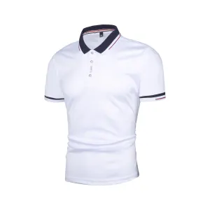 Men's Outdoor Casual Polo Shirt Short-Sleeved T-shirt