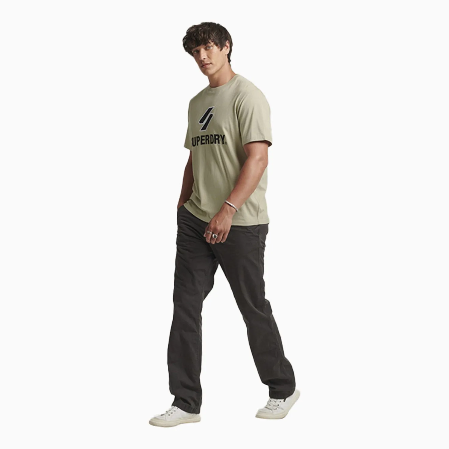 Men's S Logo Stacked Applique T Shirt