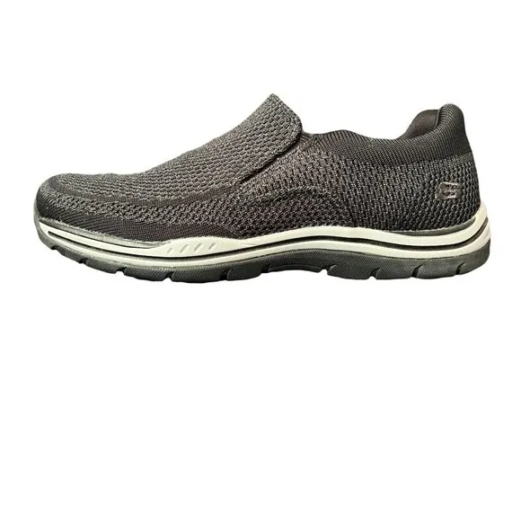 Mens Skechers Relaxed Fit Expected Gomel Grey Black Size 8 Style 65086