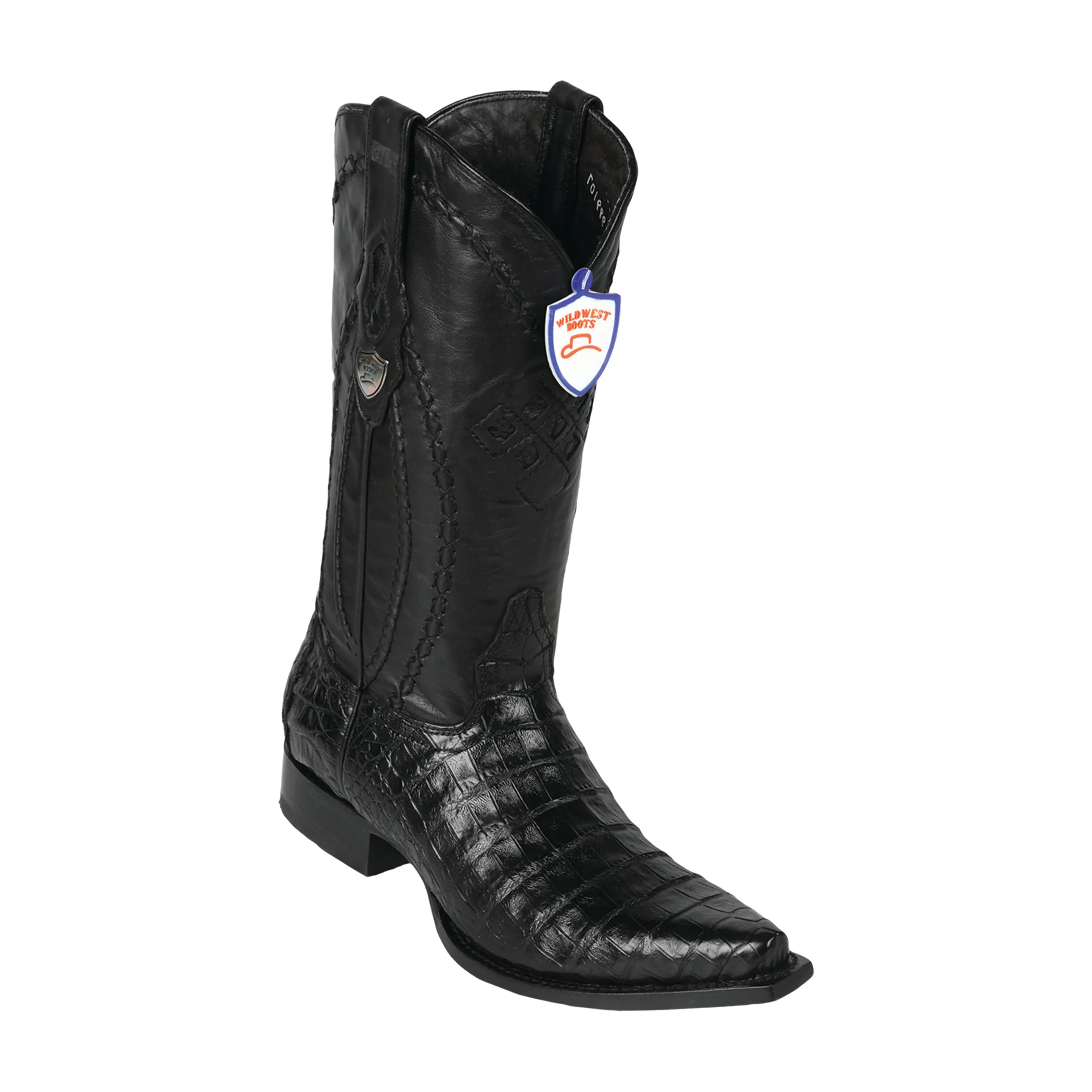 Men’s Wild West Caiman Belly Boots Snip Toe