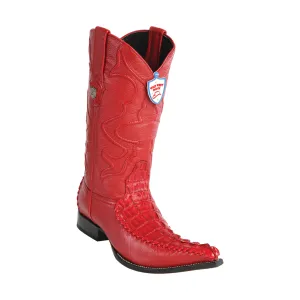 Men’s Wild West Caiman Tail With Deer Boots 3x Toe