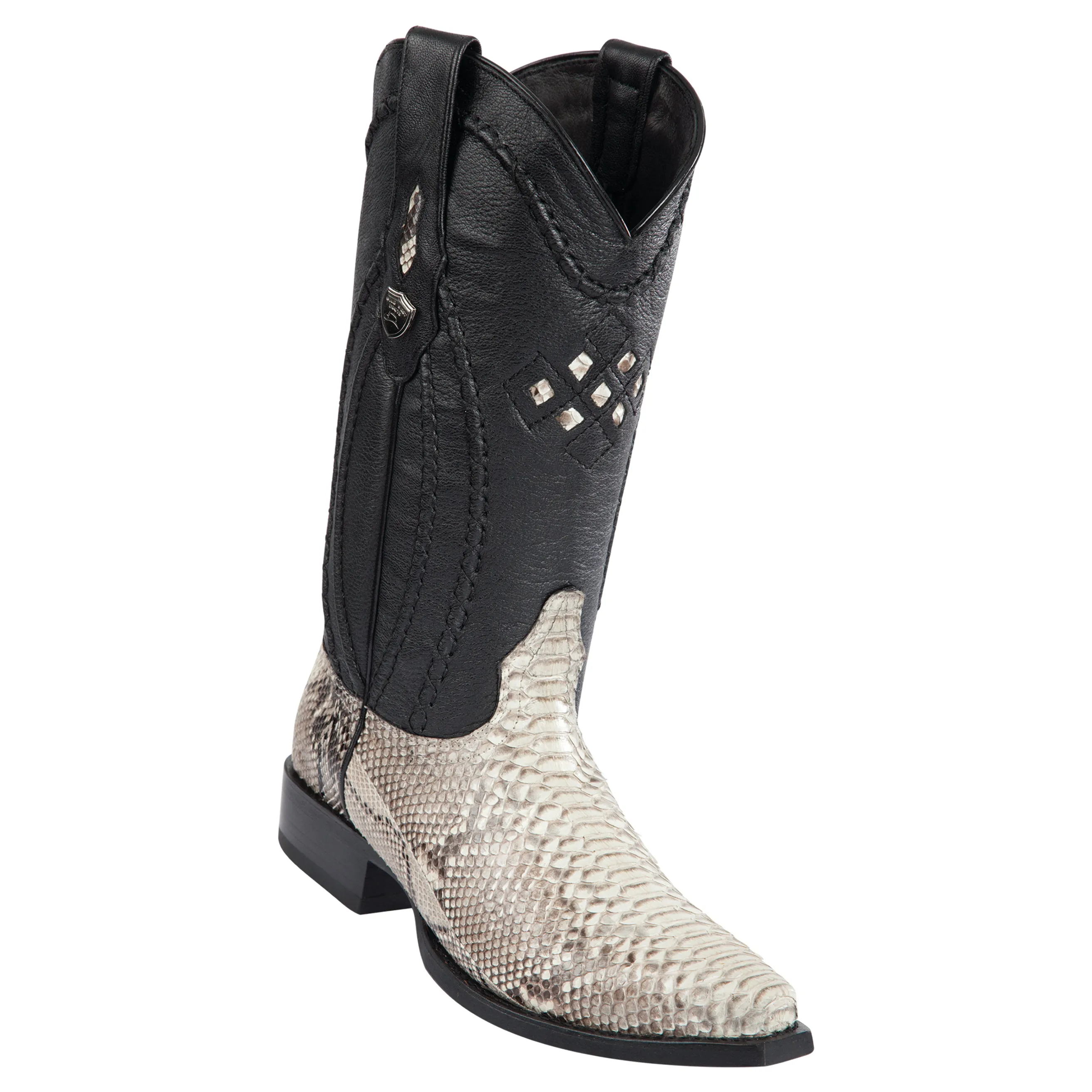 Men's Wild West Python Boots Snip Toe