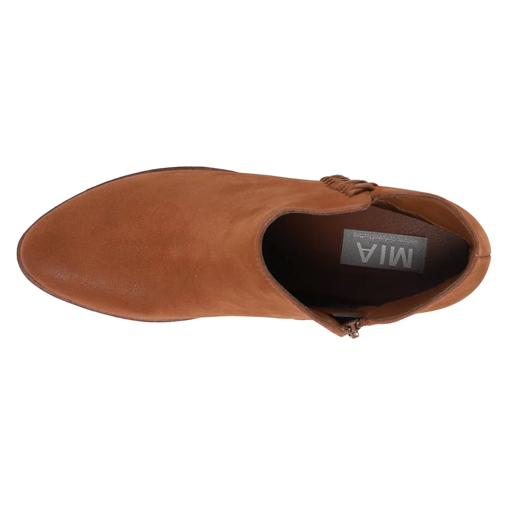Mia Lasso Ankle Boot - Cognac