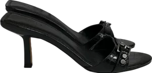 NA-KD Black Hardware Detailed Mules UK 4 EU 37 👠