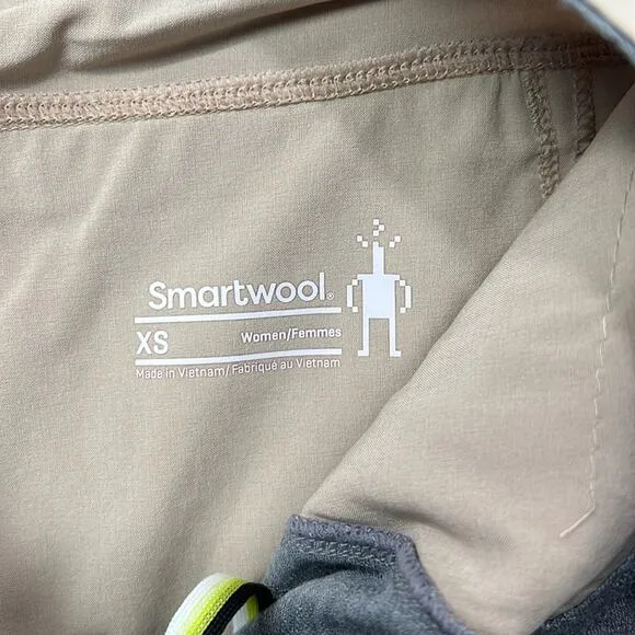 NEW Smartwool XS Womens Tan Khaki Merino Sport Shorts 8&quot; Inseam Merino Wool