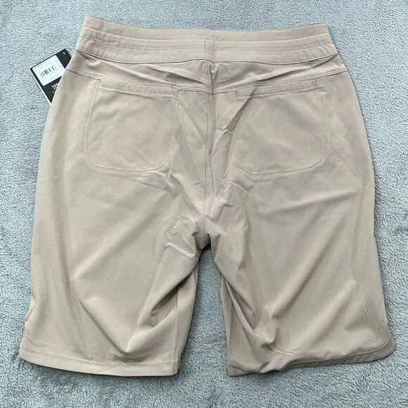 NEW Smartwool XS Womens Tan Khaki Merino Sport Shorts 8&quot; Inseam Merino Wool