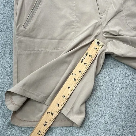 NEW Smartwool XS Womens Tan Khaki Merino Sport Shorts 8&quot; Inseam Merino Wool