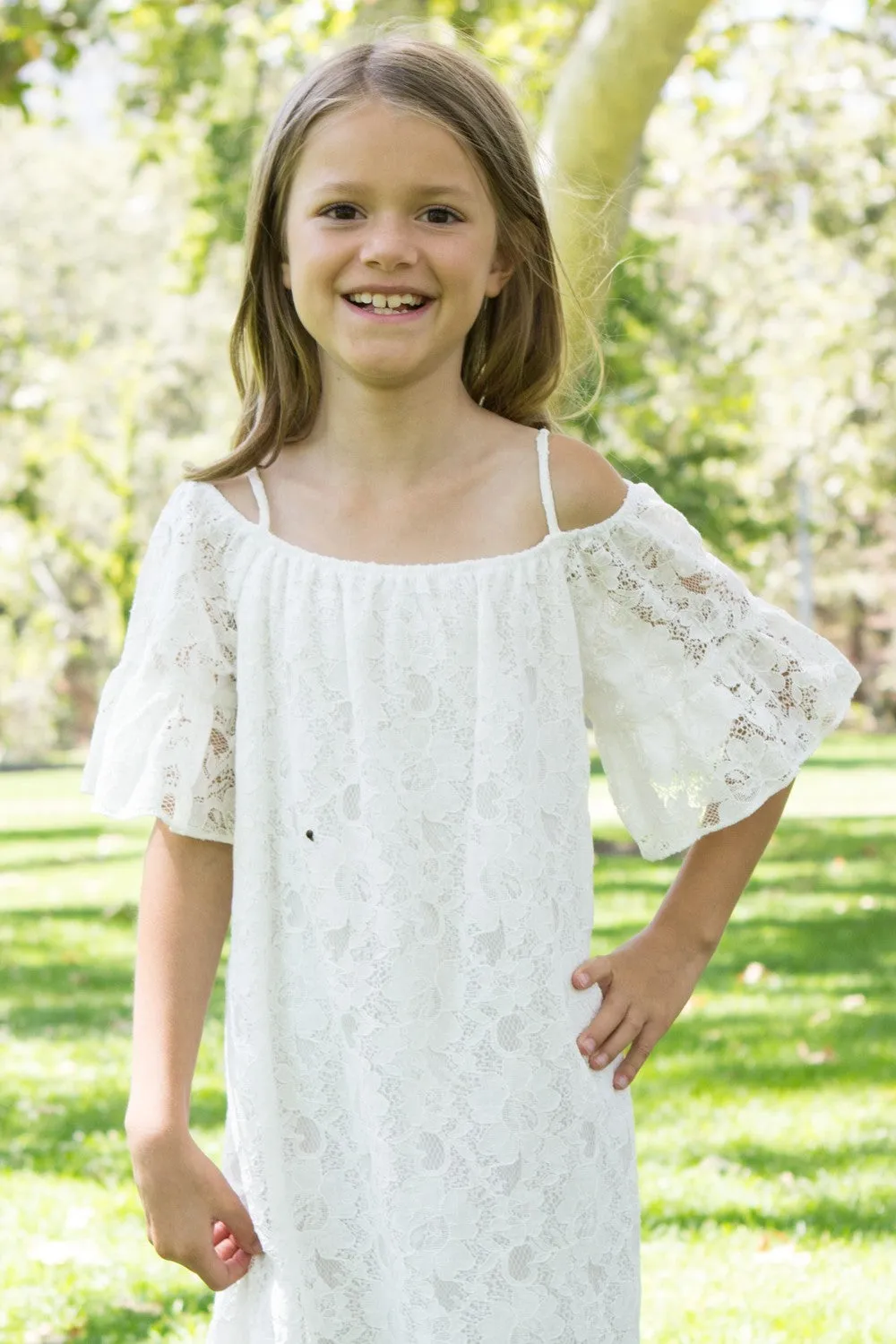 Nina's Boho Look White Dress