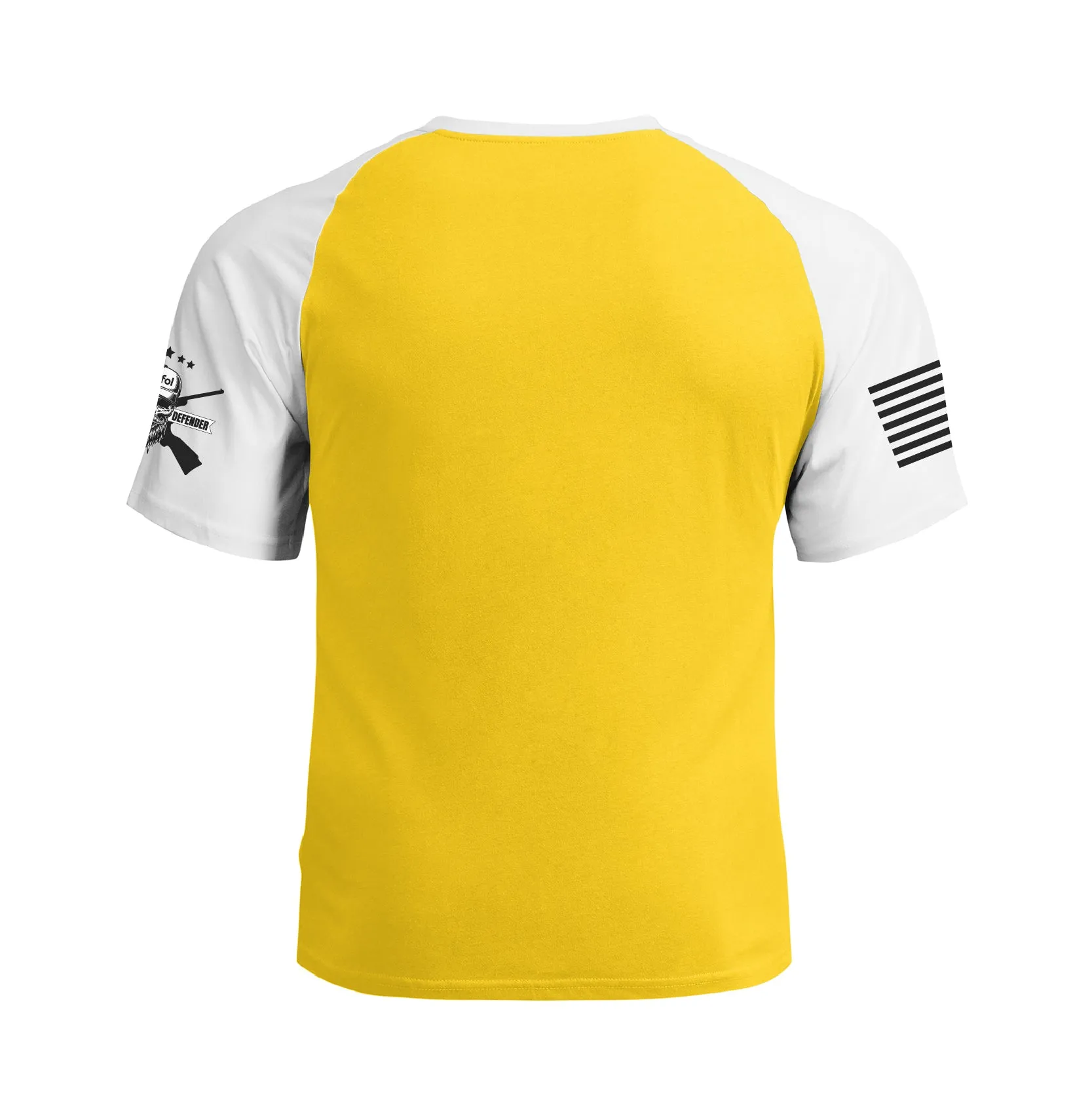 NOBODY CARES WORK HARDER 100% COTTON RAGLAN GRAPHIC TEE