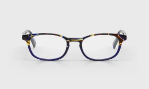 On Board Color 50 - Tortoise & Navy Front and Temples