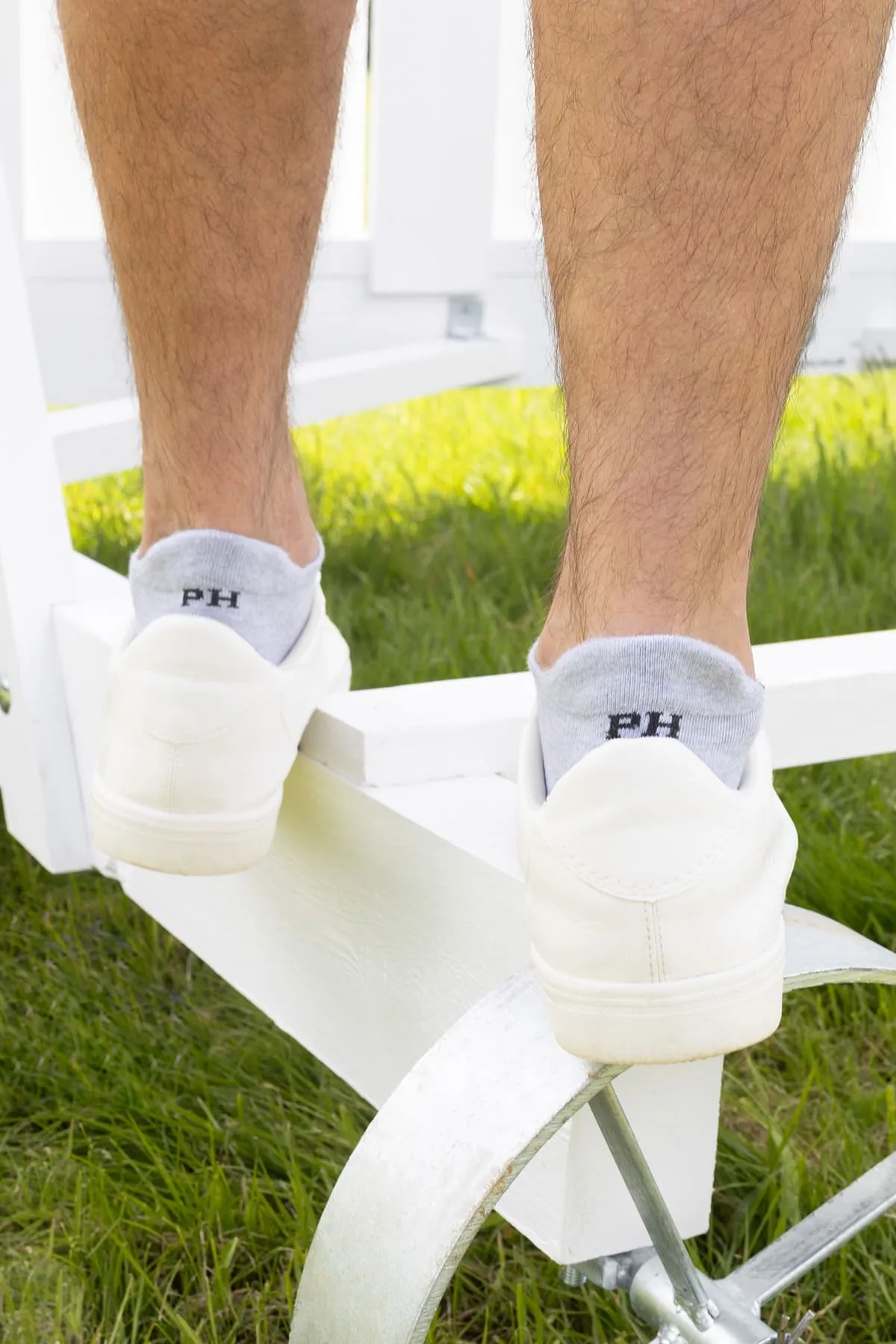 Organic Cotton Men's Trainer Socks | Grey