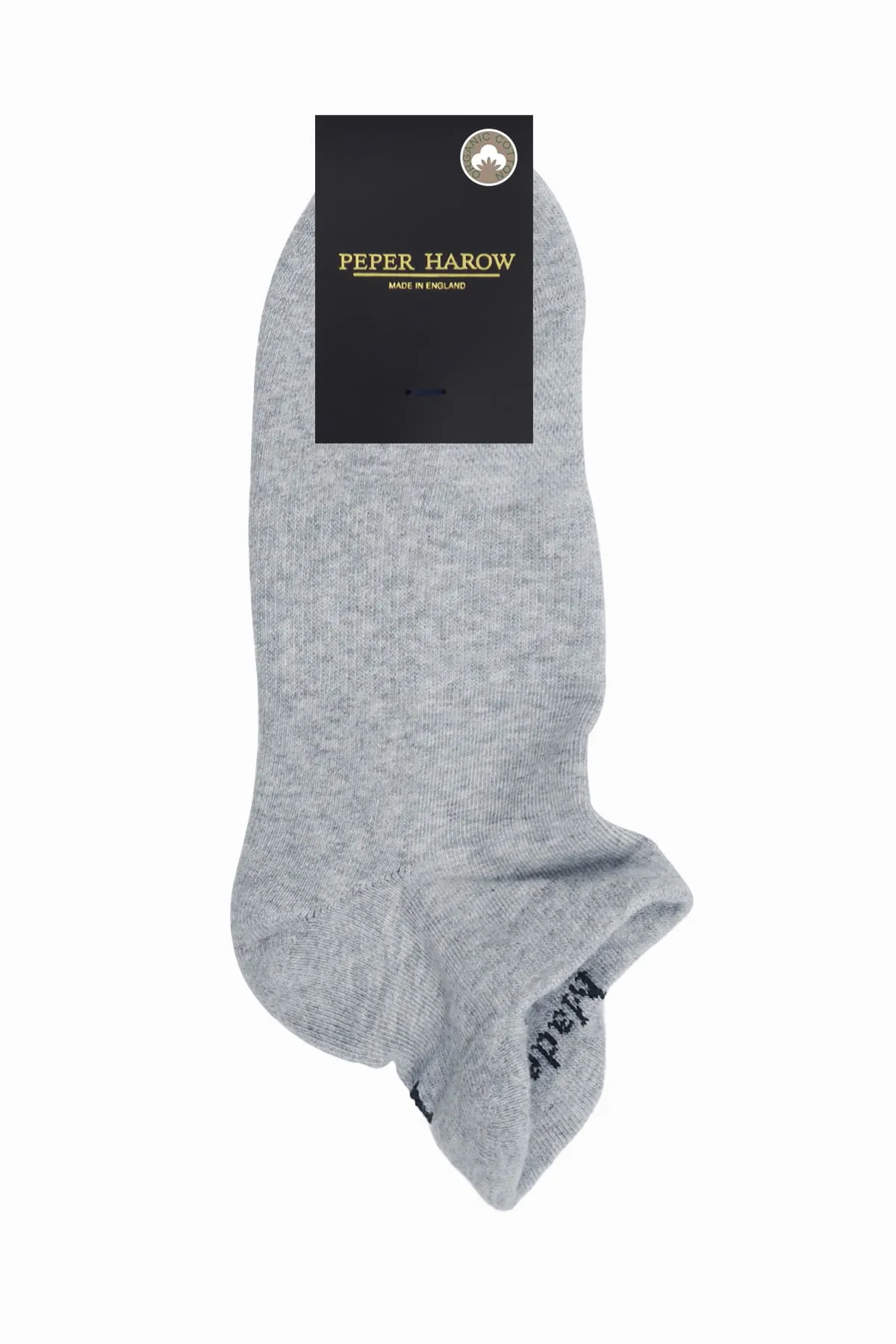 Organic Cotton Women's Trainer Socks | Grey