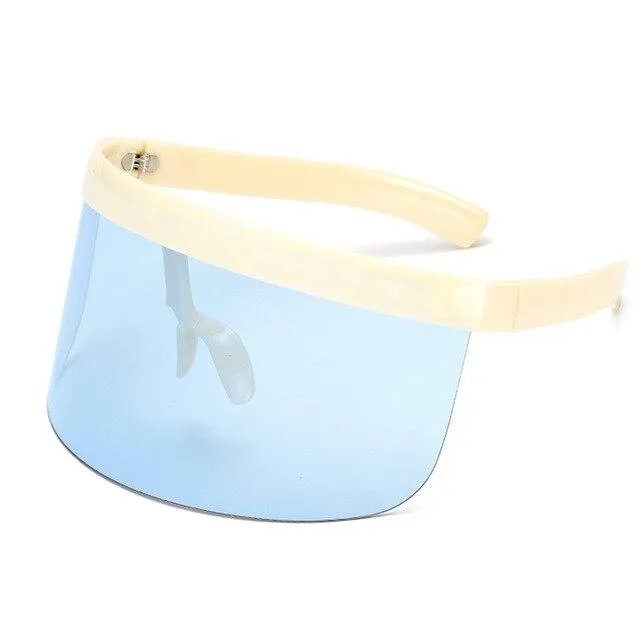 Oversized Shield Visor Sunglasses