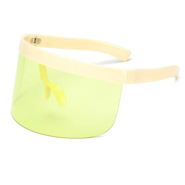 Oversized Shield Visor Sunglasses