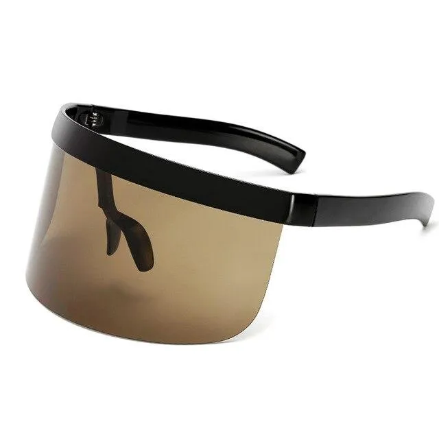 Oversized Shield Visor Sunglasses