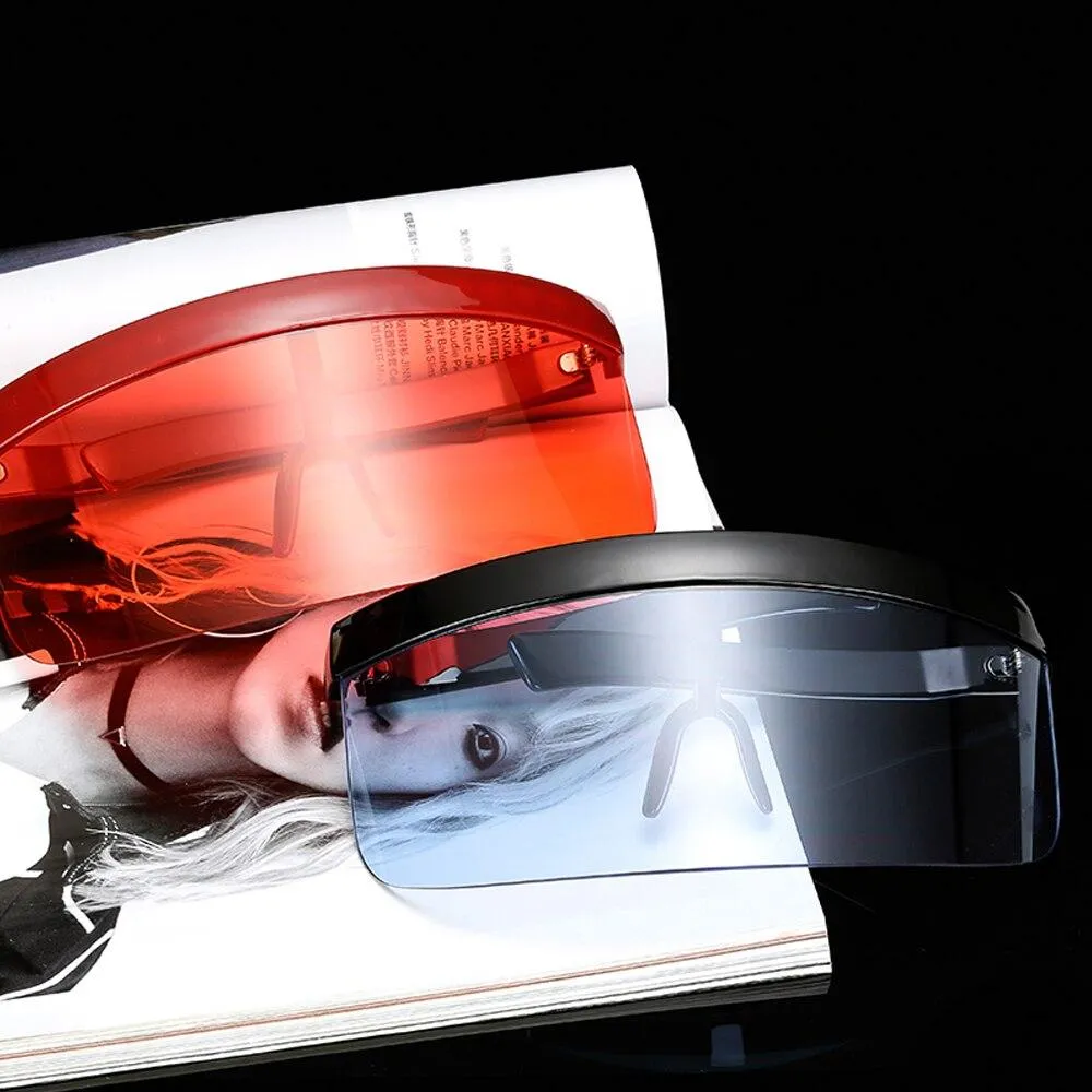 Oversized Shield Visor Sunglasses