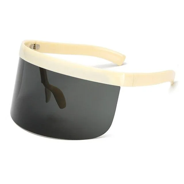 Oversized Shield Visor Sunglasses