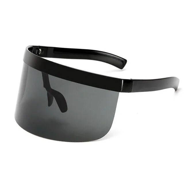 Oversized Shield Visor Sunglasses