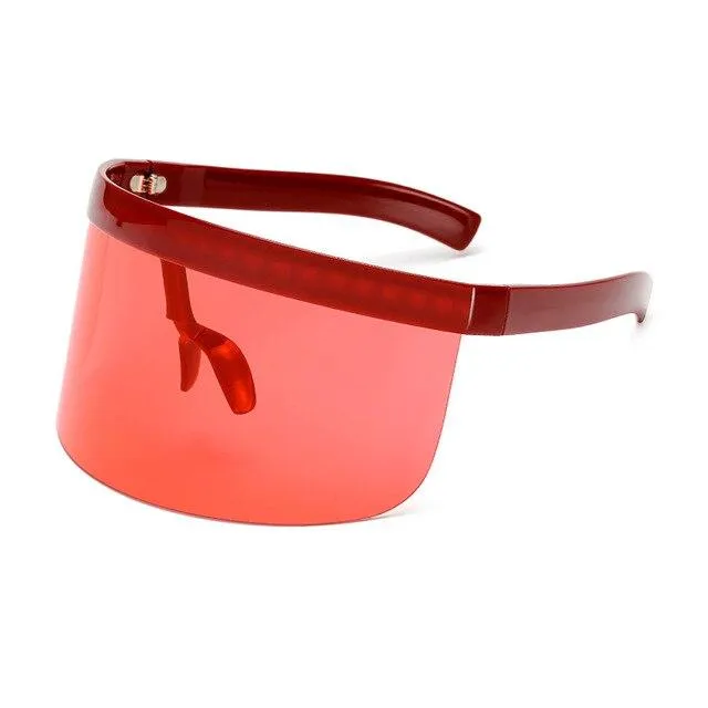 Oversized Shield Visor Sunglasses