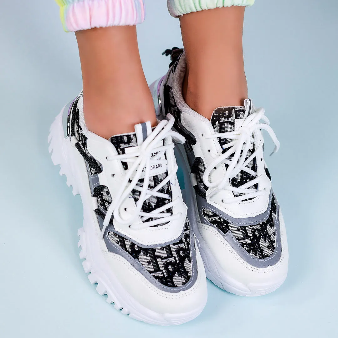 Pantofi sport Aisha - White