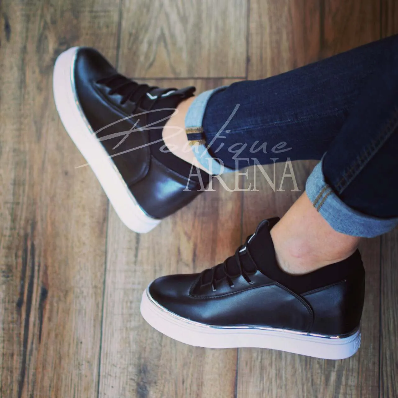 Pantofi sport dama Candido negri