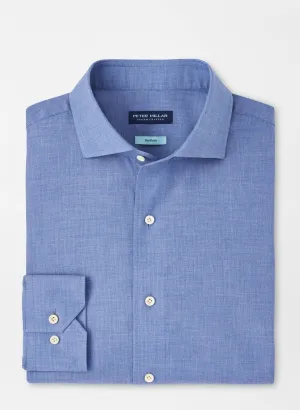 Peter Millar Cumbria Fleece Sport Shirt - Brook Blue