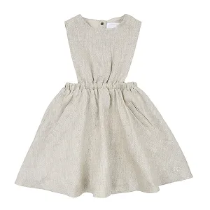 Pinafore dress w/pockets by Jouet