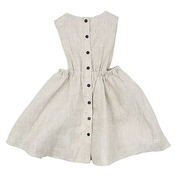 Pinafore dress w/pockets by Jouet