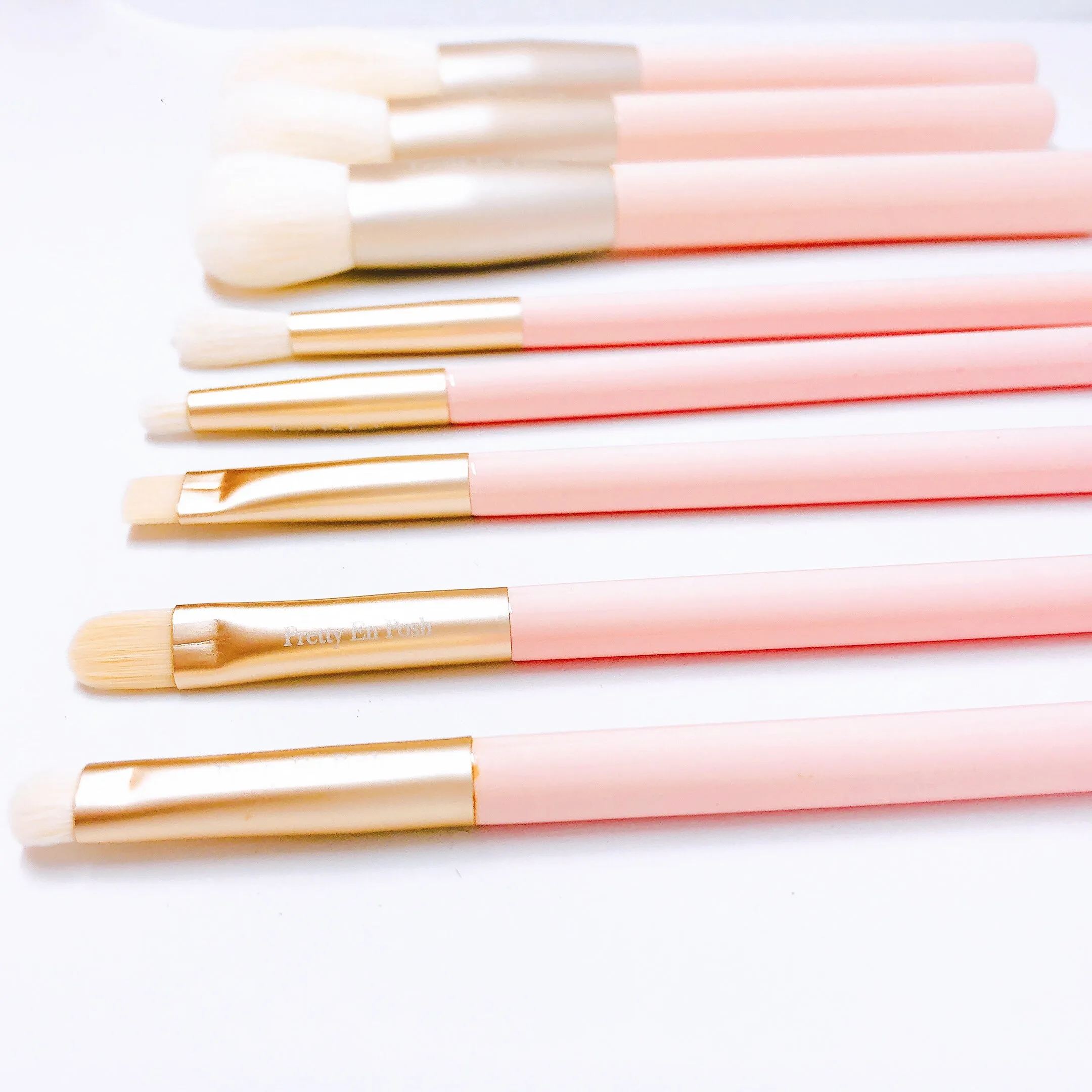 Pink Blossom Makeup Brush Set