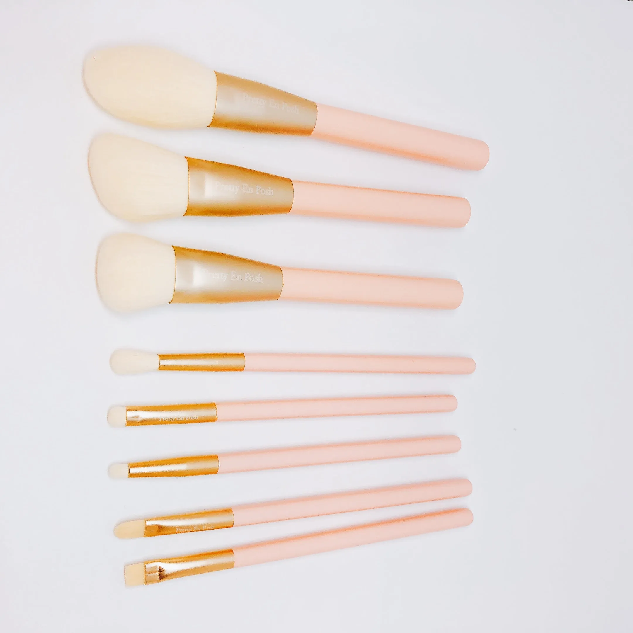Pink Blossom Makeup Brush Set