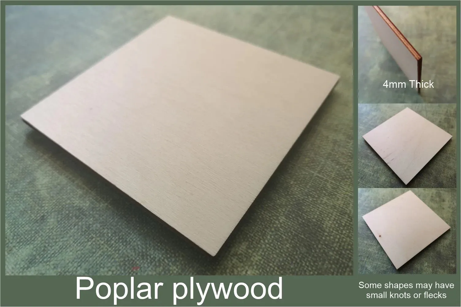 Pointed star wooden craft cut out - 4mm thick plywood