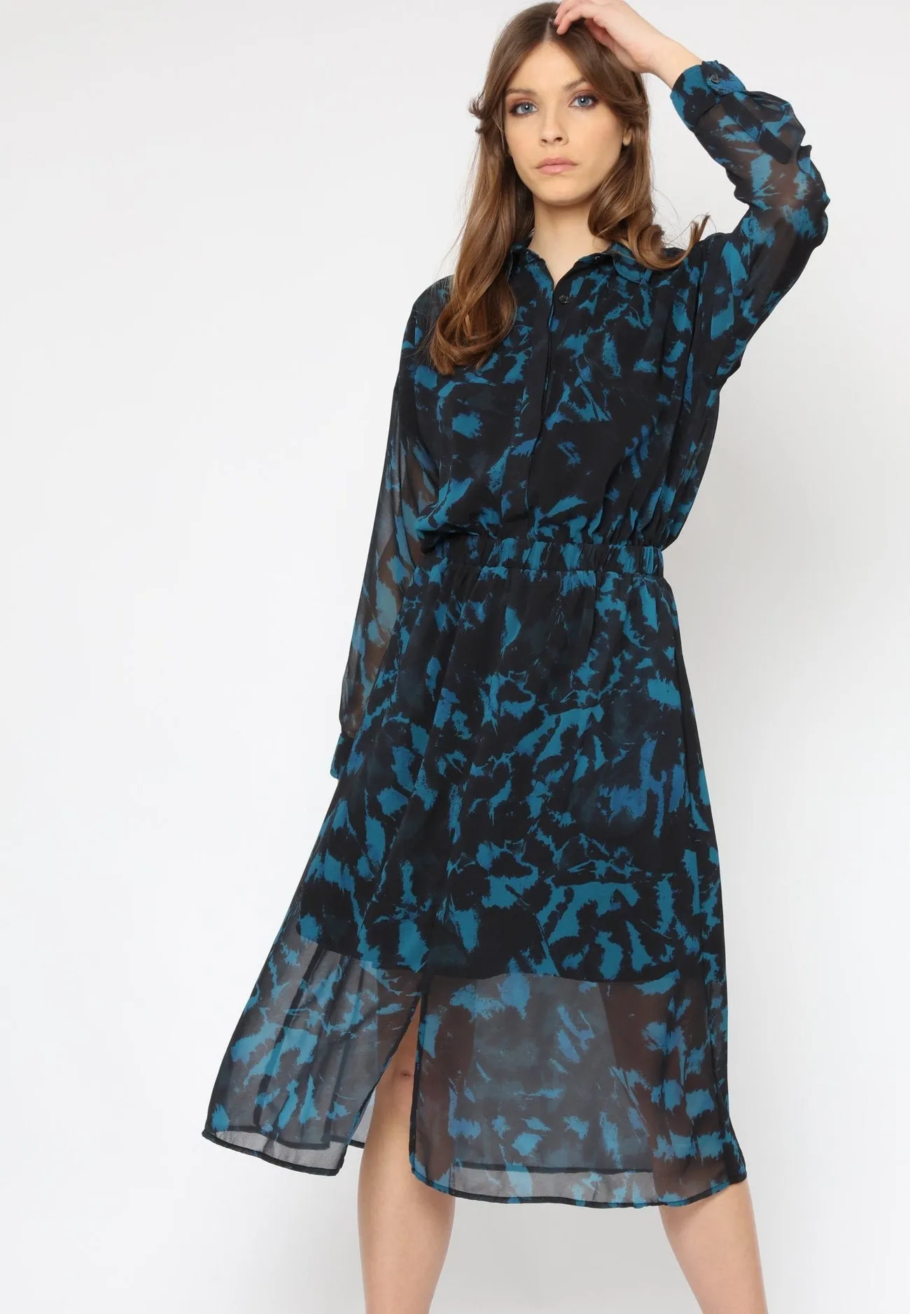 Religion Cosmic Dress in Blue