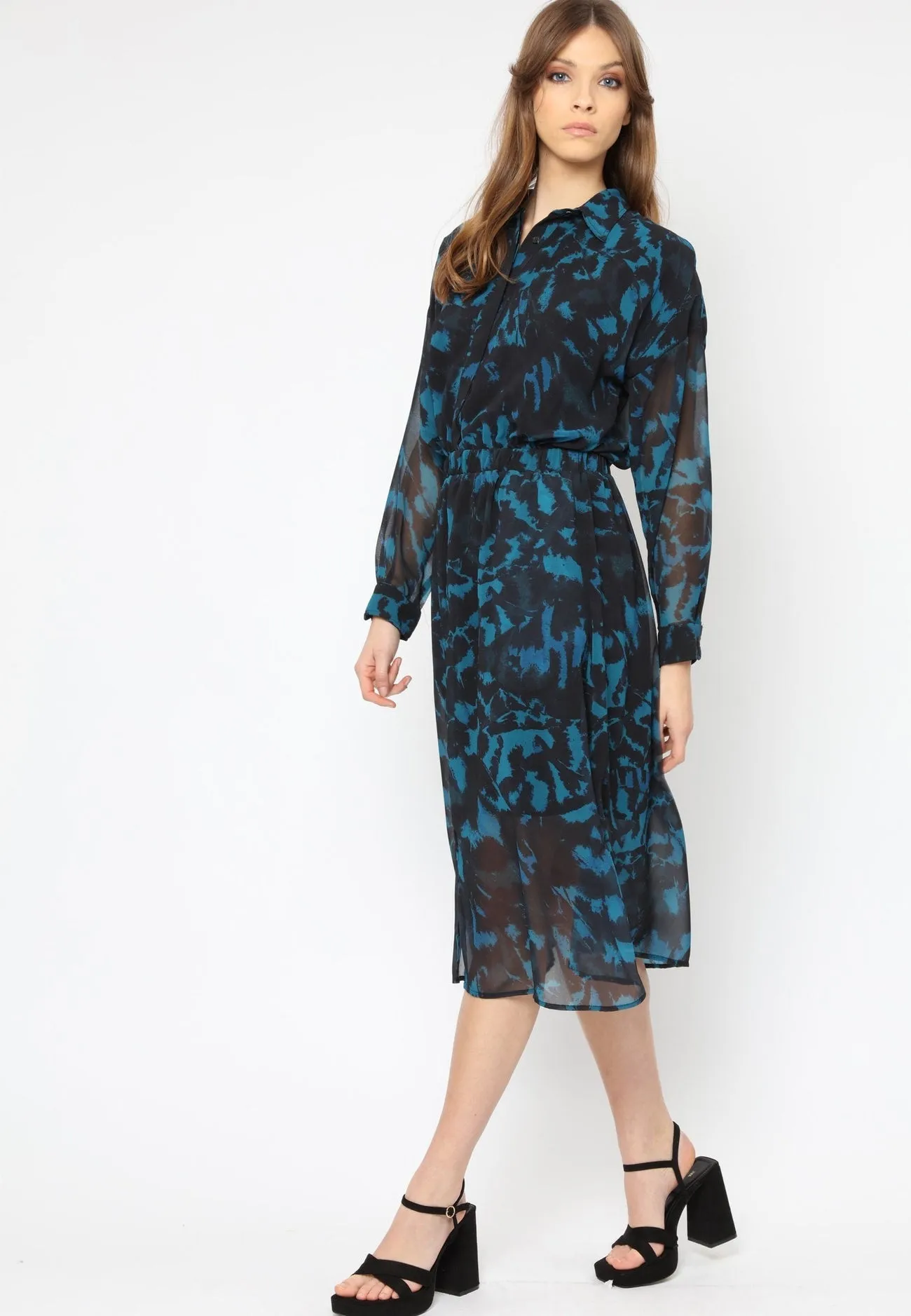 Religion Cosmic Dress in Blue