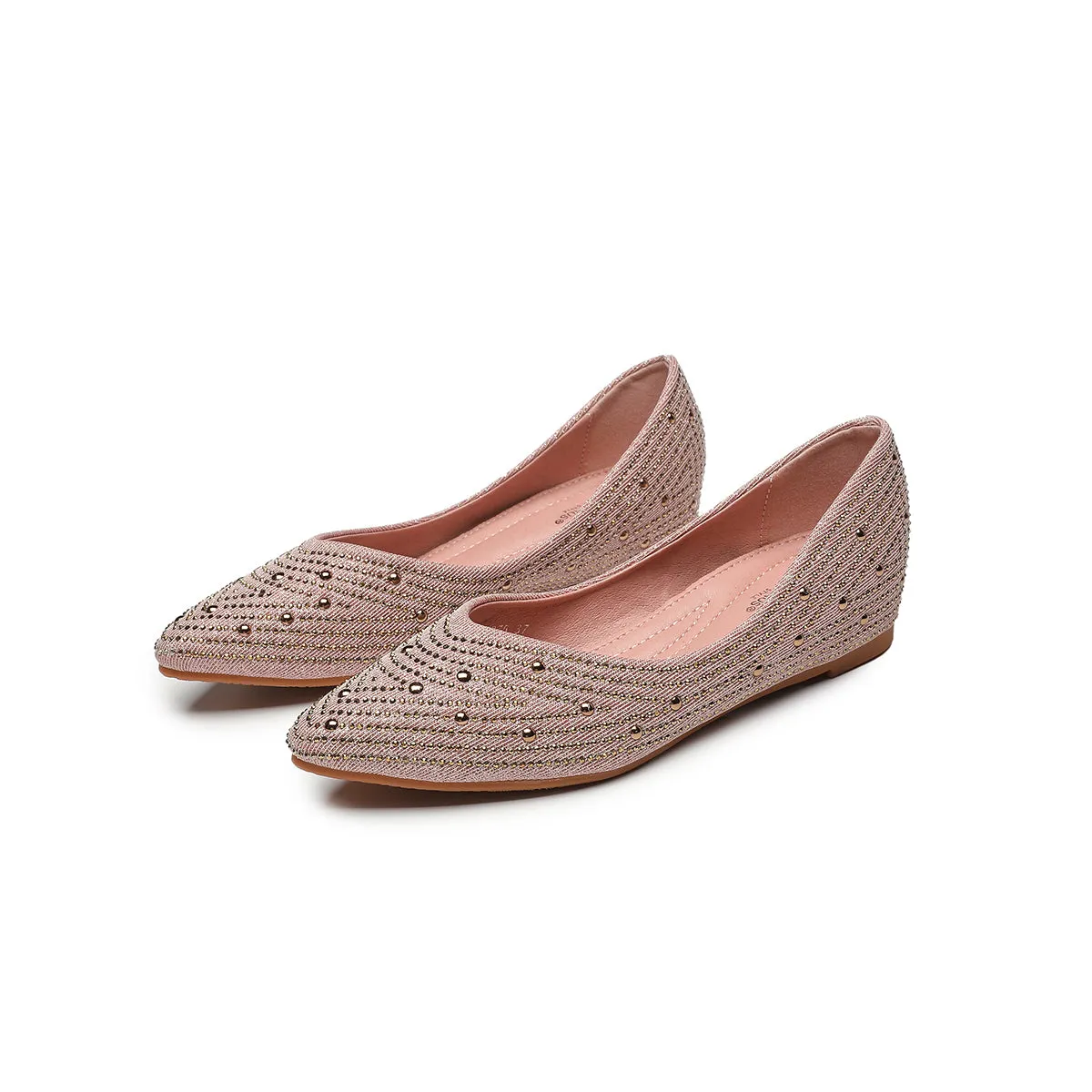 RHINESTONE EMBELLISHED WEDGE HEEL PUMPS WOMEN SHOES 7975