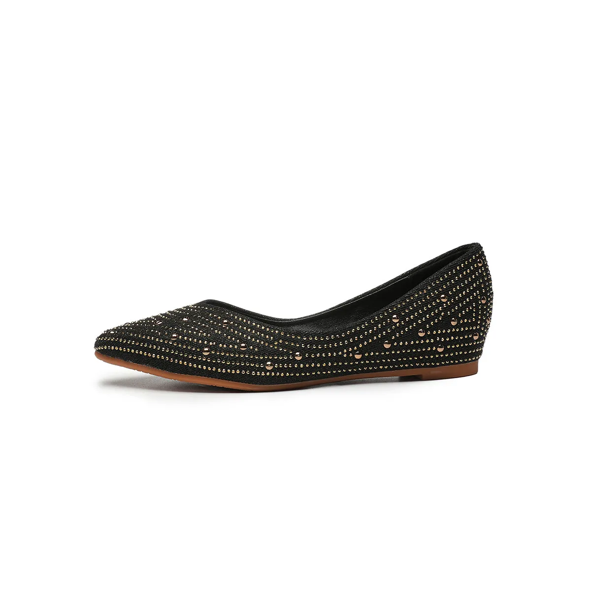 RHINESTONE EMBELLISHED WEDGE HEEL PUMPS WOMEN SHOES 7975