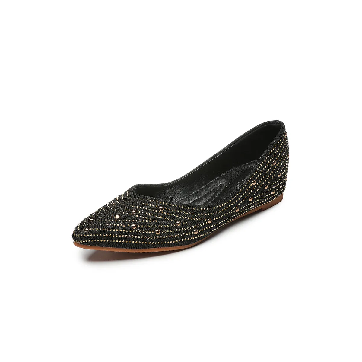 RHINESTONE EMBELLISHED WEDGE HEEL PUMPS WOMEN SHOES 7975
