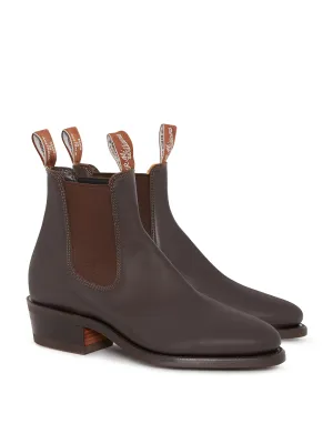 R.M. Williams Lady Yearling Boot - D Fit - Chestnut - Rubber Sole