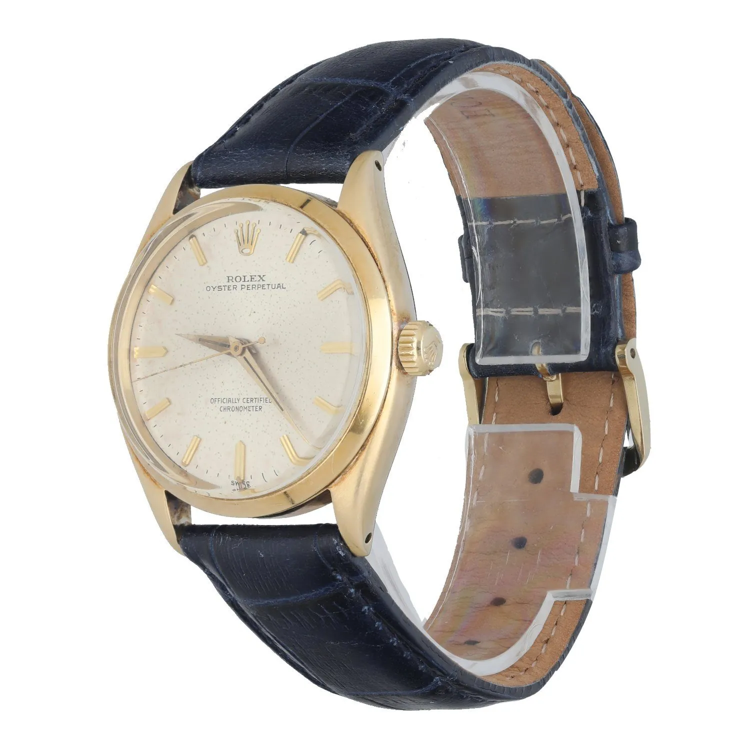 Rolex Oyster Perpetual 6564 14k Yellow Gold Watch
