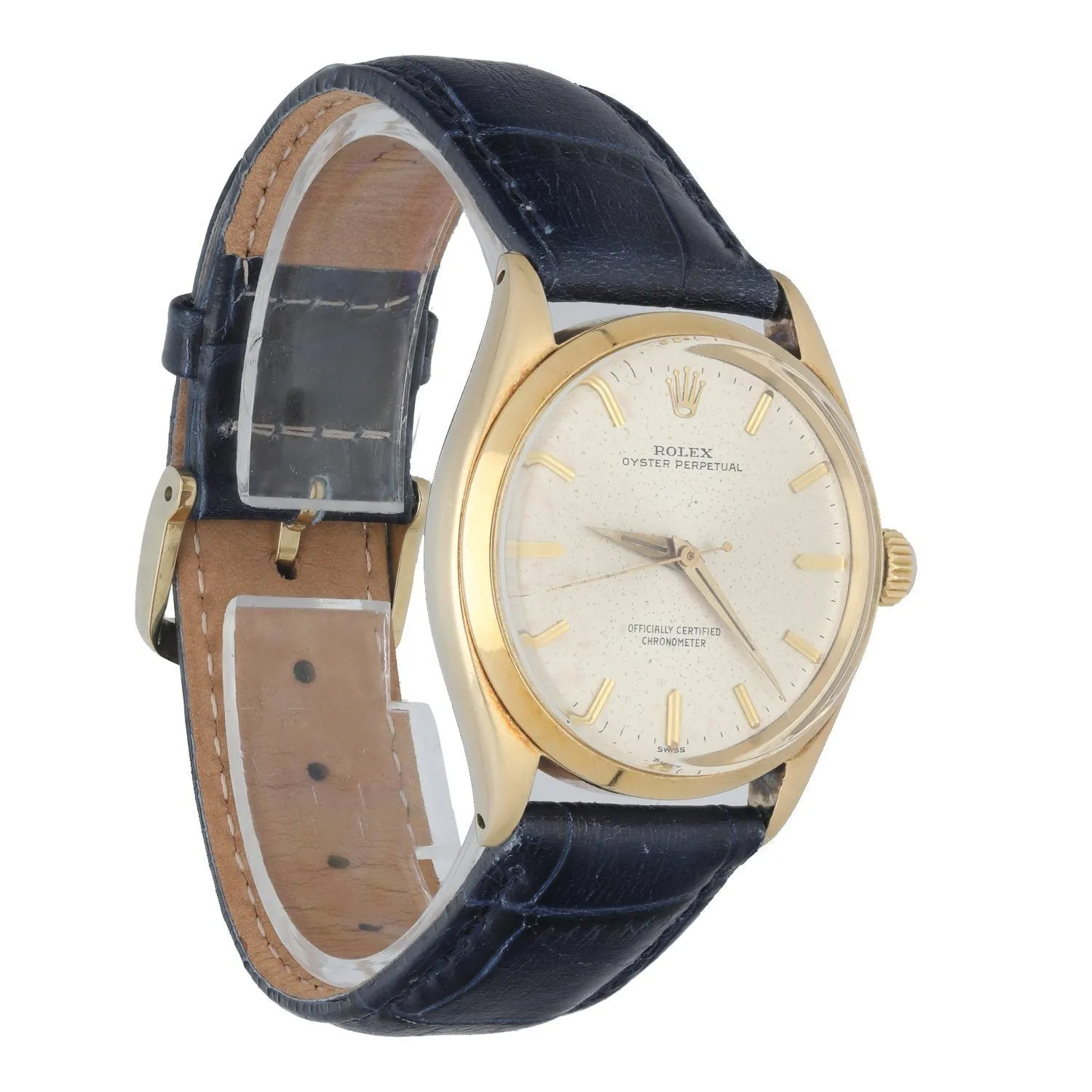 Rolex Oyster Perpetual 6564 14k Yellow Gold Watch