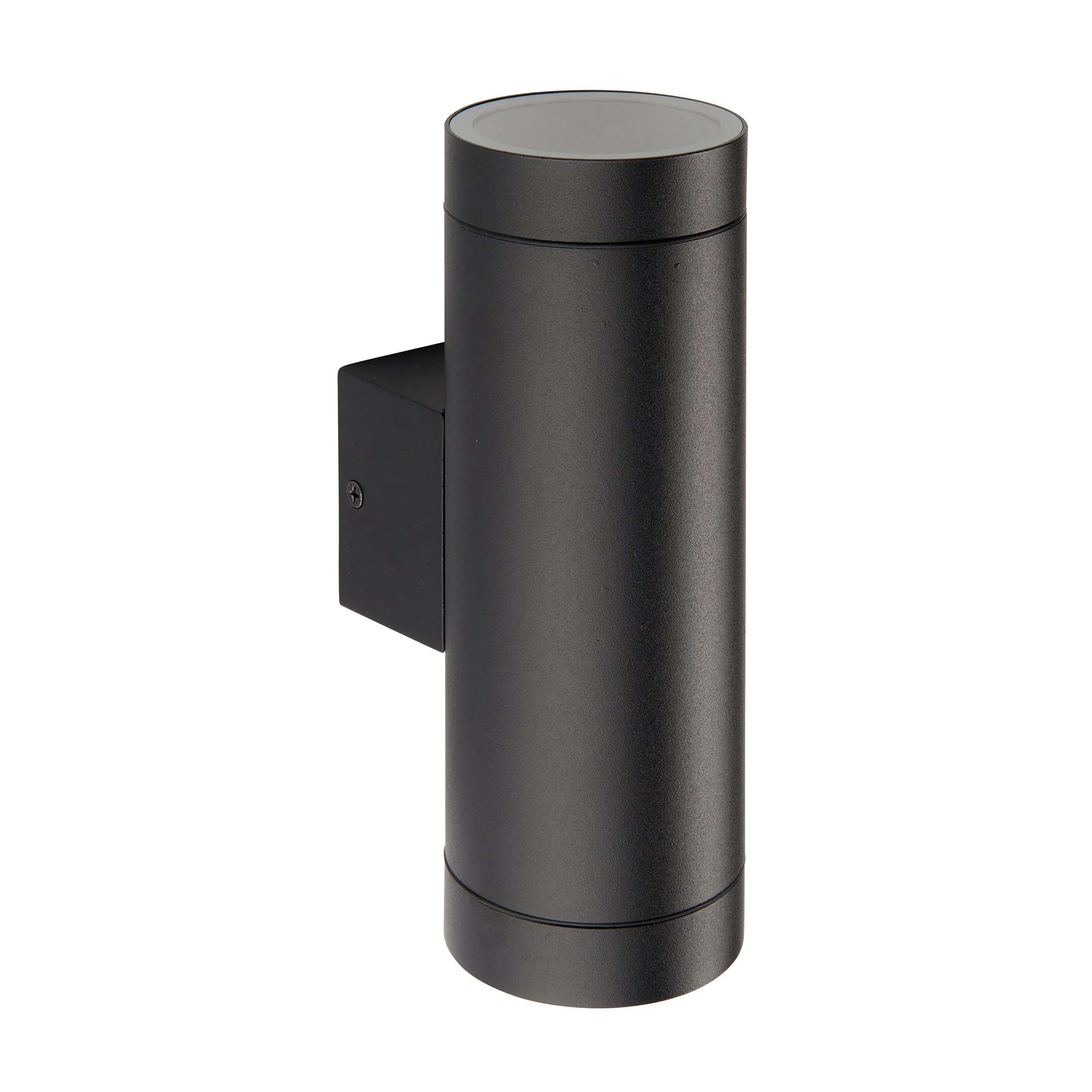 Saxby 98438 Palin XL IP44 7W Textured black paint & clear glass 2 x 7W LED GU10 (Required)