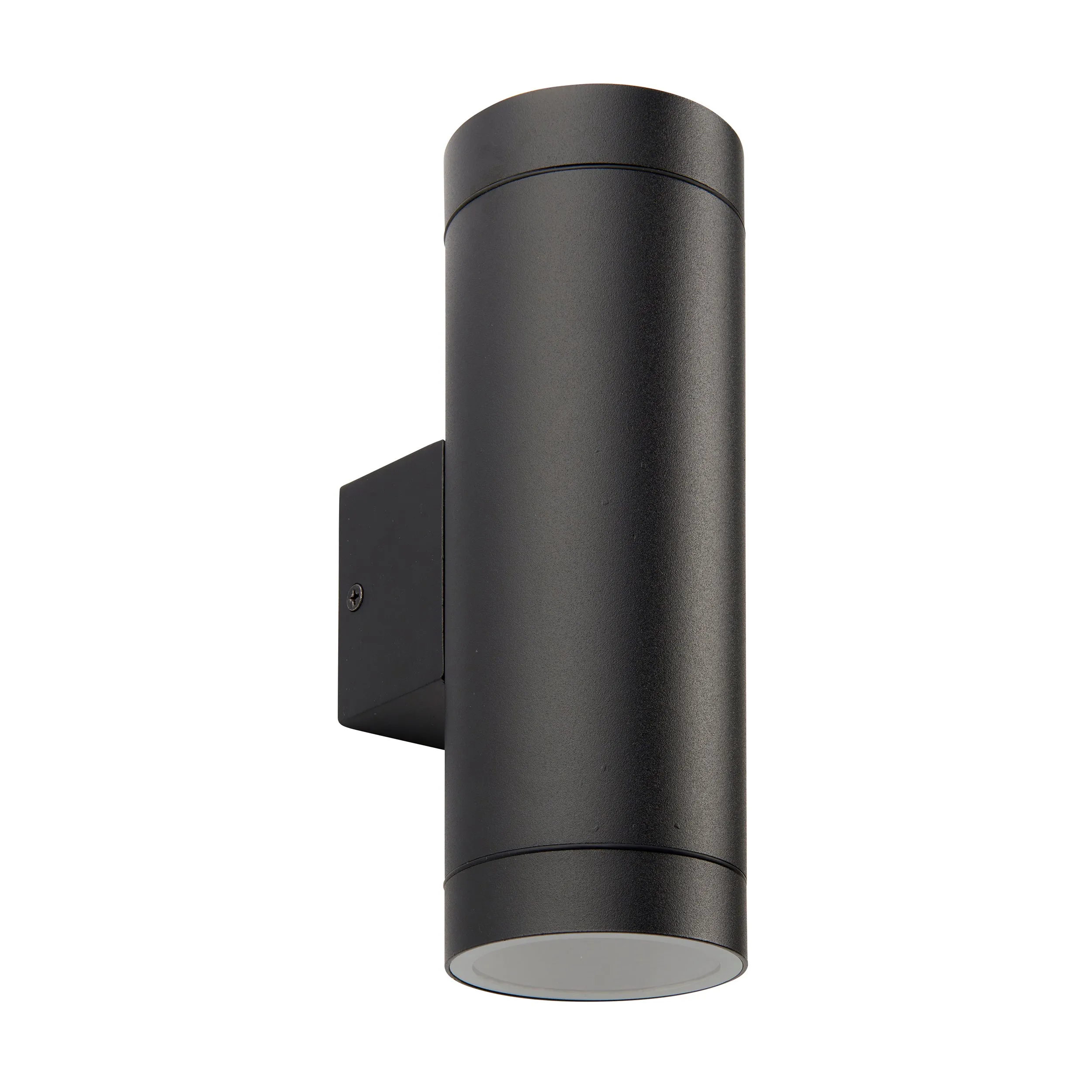 Saxby 98438 Palin XL IP44 7W Textured black paint & clear glass 2 x 7W LED GU10 (Required)