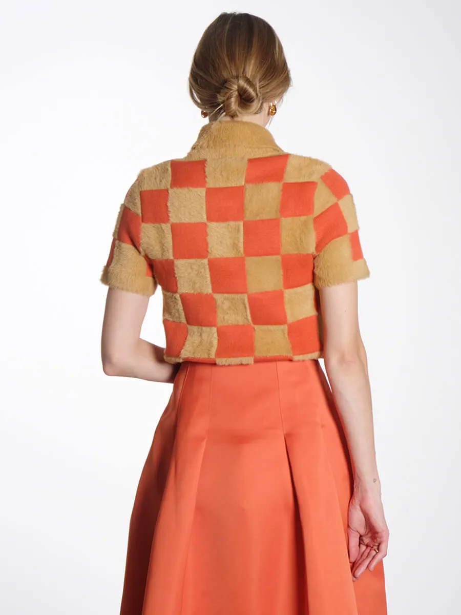 Short Sleeve Knit Polo - Mecca Orange/Curry