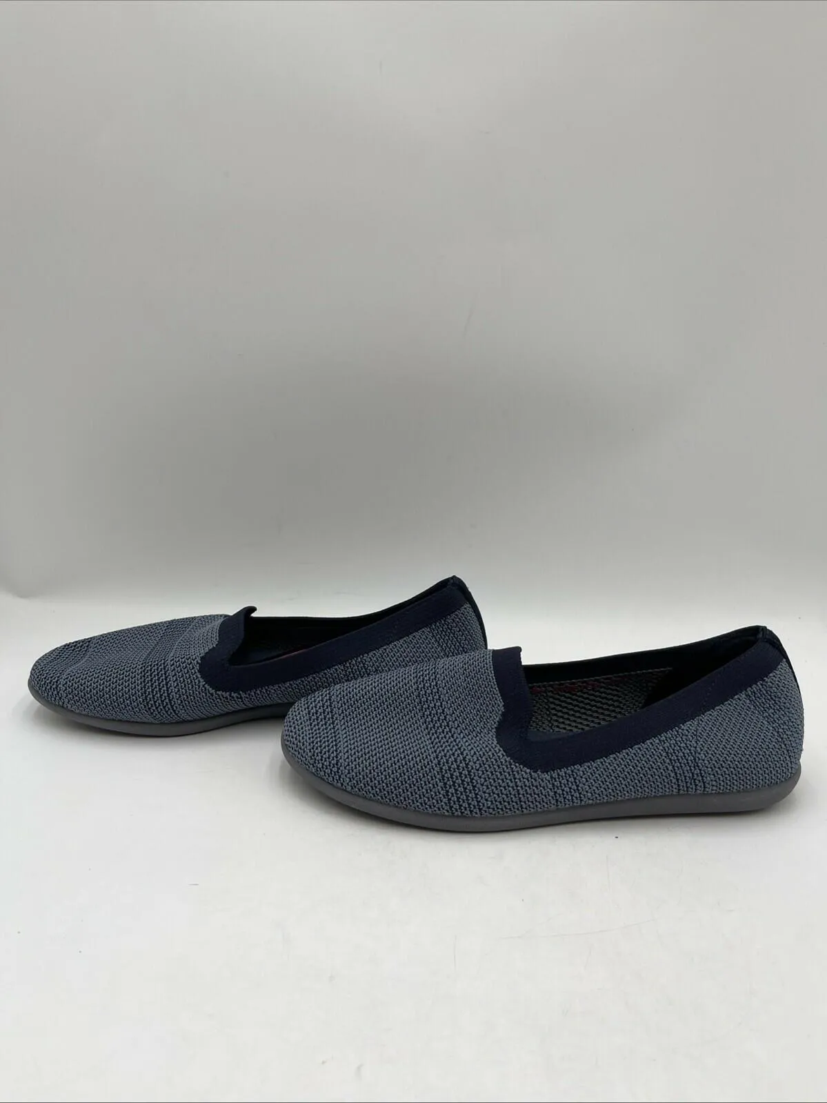 Skechers Cleo Sport-Our Town Navy Stretch Memory Foam Ballet Flats Women’s 9.5 - Very Good